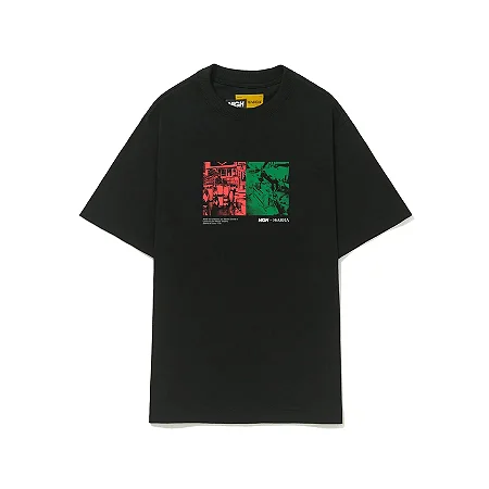 CAMISETA HIGH X BARRA ATELIÊ PRETA