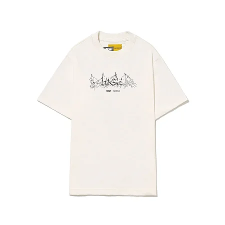 CAMISETA HIGH X BARRA RAÍZES OFF WHITE