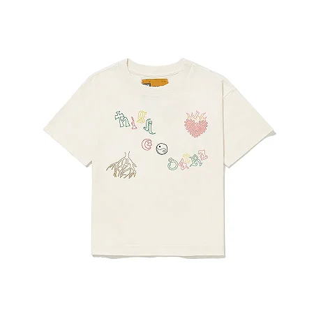 BABY TEE HIGH X BARRA ICONOGRAFIA PFF WHITE