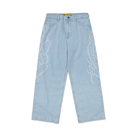 CALÇA HIGH X BARRA JEANS ASSINATURA