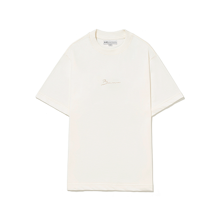 CAMISETA BARRA CREW BARRA LÍRICA OFF WHITE