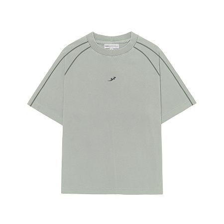 CAMISETA BARRA CREW RECORTADA B GARÇA VERDE