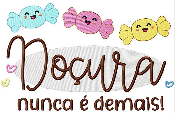 Matriz Bordado Doces Frases Para Pano De Prato