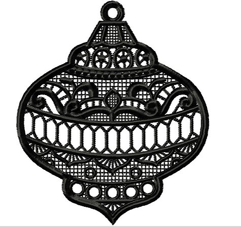 Matriz Bordado Natal Enfeitando A Árvore Rendado