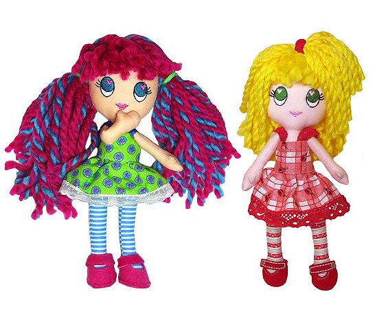 Matriz Bordado Pelúcia Boneca Menina Feliz