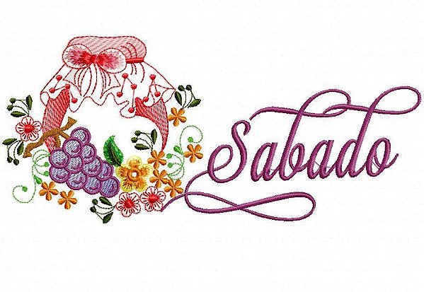 Matriz Bordado Semaninha Potes E Xícaras Com Flores