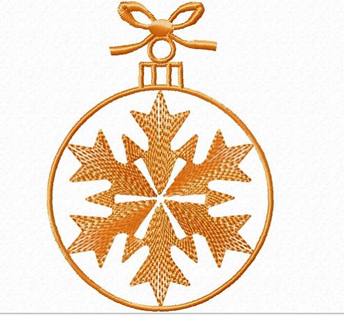 Matriz Bordado Bolas De Natal Delicadas