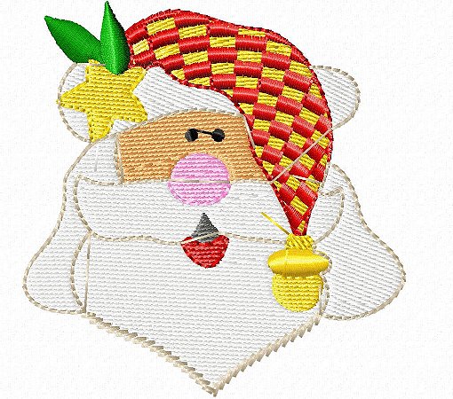 Matriz Bordado Natal Papai Noel E Sua Turma