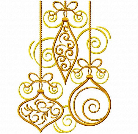 Matriz Bordado Natal Arabesco Delicado