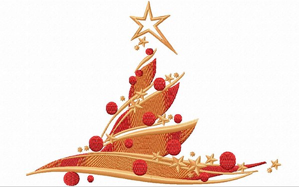 Matriz Bordado Natal Delicado Com Estilo