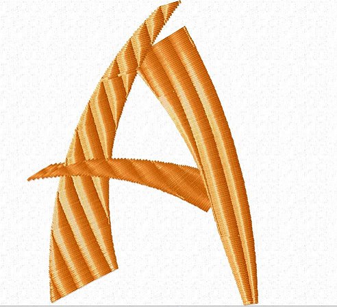 Matriz Bordado Alfabeto Bamboo
