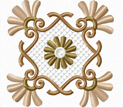 Matriz Bordado Enxoval Arabesco Lindo