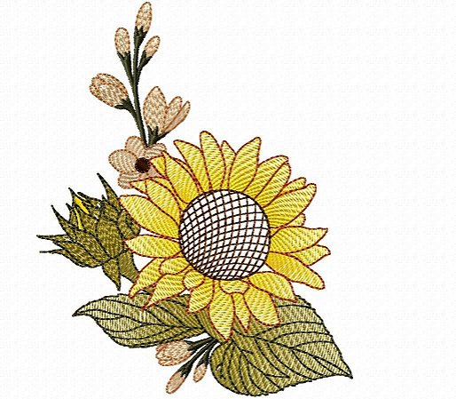 Matriz Bordado Coleção Flores Delicadas