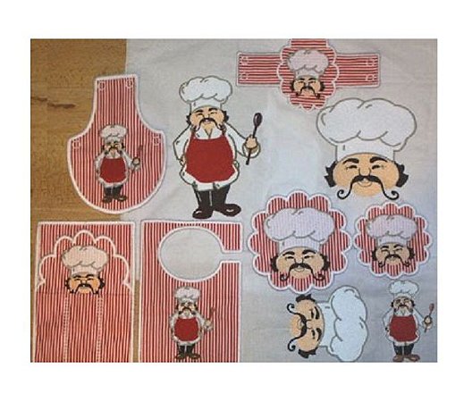 Matriz Bordado Coleção Cozinheiro Feliz