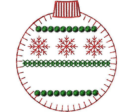 Matriz Bordado Natal Contorno Divino