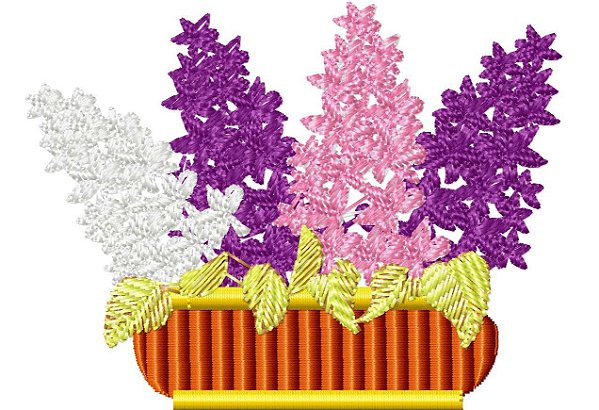 Matriz Bordado Coleção Hortências