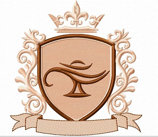 Matriz Bordado Conjunto Brasão Profissões