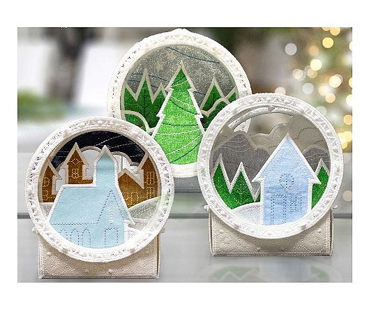 Matriz Bordado 3d Enfeite De Natal Lindo