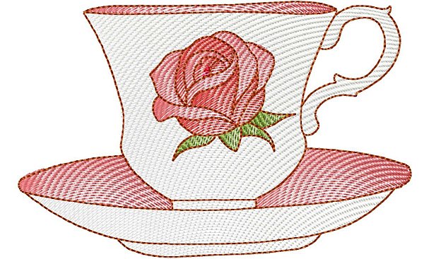 Matriz Bordado Coleção Rosa Delicada