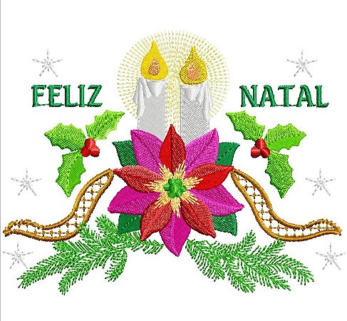 Matriz Bordado Natal Pano De Prato Frases