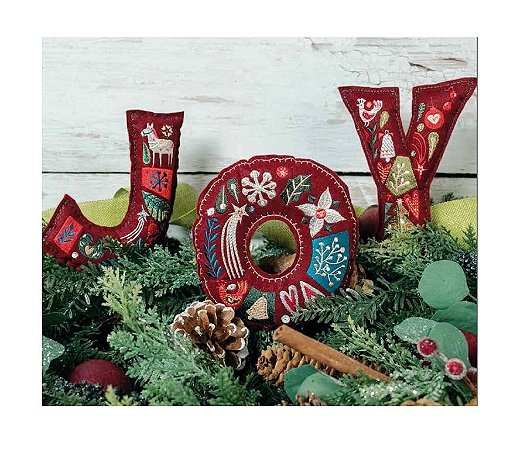Matriz Bordado Alfabeto Natal Para Almofadinha