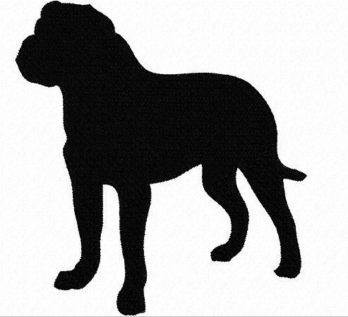 Matriz Bordado Cachorros Silhuetas