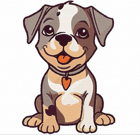 Matriz Bordado Lindos Filhotinhos De Cachorro