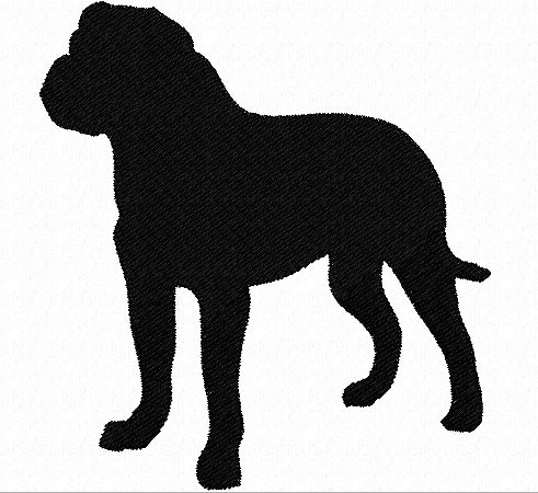 Matriz Bordado Cachorrinhos Contorno