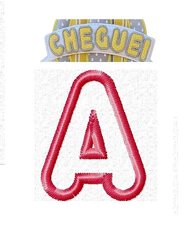 Matriz Bordado Alfabeto Aplique Montagem De Nomes