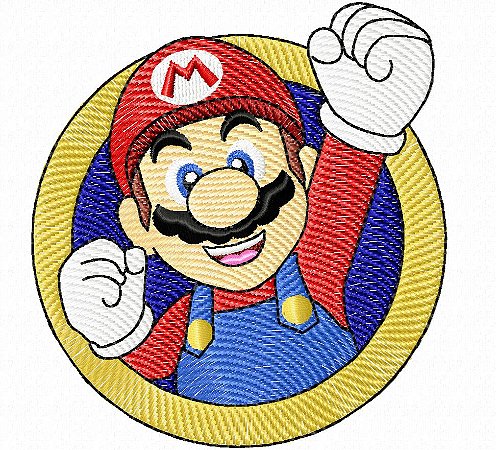Matriz Bordado Coleção Turma Super Mário Bros