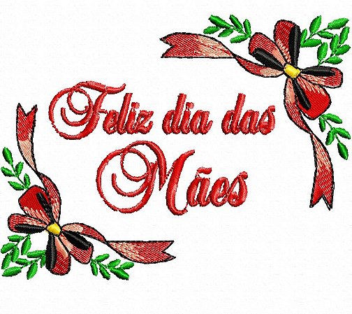Matriz Bordado Dia Das Mães Alegre