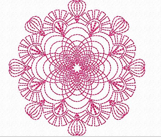 Matriz Bordado Quilt Mandala