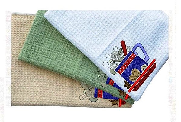 Matriz Bordado Pano De Prato Doces Delicados