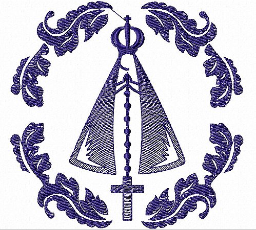 Matriz Bordado Quadrinhos Nossa Senhora