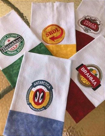 Matriz Bordado Pano De Prato Dia De Cerveja