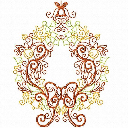 Matriz Bordado Natal Colorwork Lindo