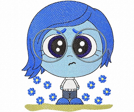 Matriz Bordado Divertidamente 2 Delicado