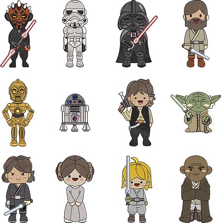 Matriz Bordado Coleção Star Wars
