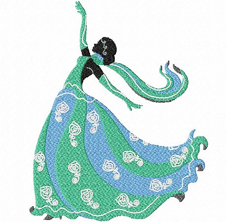 Matriz Bordado Baile De Gala