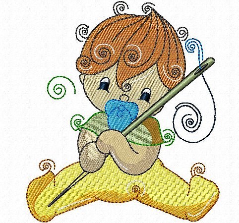 Matriz Bordado Infantil Bebês Na Costura