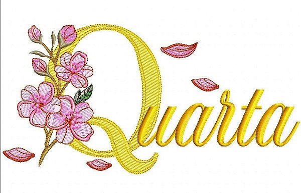 Matriz Bordado Semaninha Cerejeira