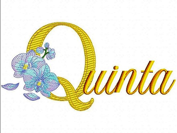 Matriz Bordado Semaninha Orquídea