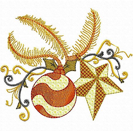 Matriz Bordado Natal Pano De Prato Alegre