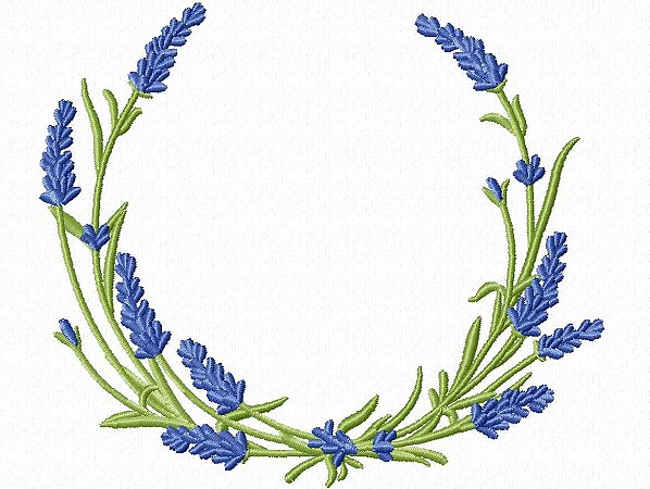 Matriz Bordado Toalha E Lavabo Lavanda Delicada