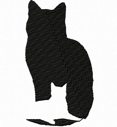 Matriz Bordado Mãe E Filho Sombra Animais