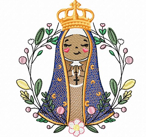 Matriz Bordado Coleção Nossa Senhora Aparecida