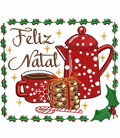 Matriz Bordado Natal Coleção Delicada