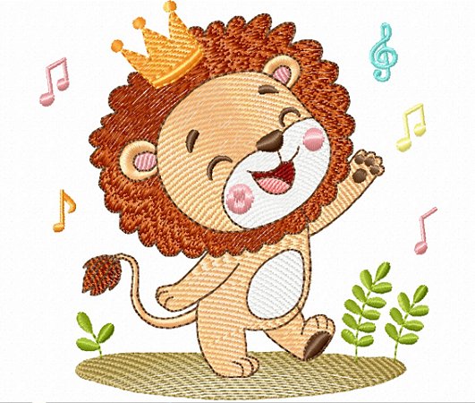 Matriz Bordado Safári Dançando