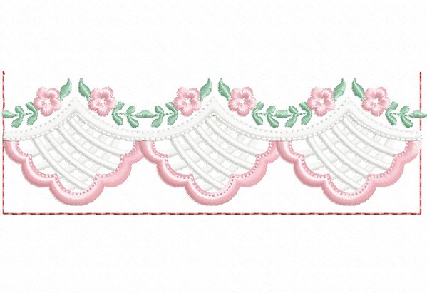 Matriz Bordado Richelieu Barrinhas Delicadas Lindas