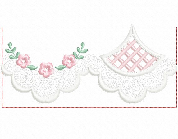 Matriz Bordado Richelieu Barrinhas Delicadas Lindas